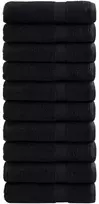 Rankšluostis Dušo rankšluosčiai SOLUND, 10vnt., juodi, 70x140cm, 600g/m²