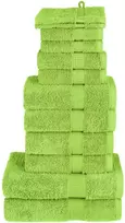 Rankšluostis Rankšluosčių rinkinys SOLUND, 12vnt., žali, 600g/m²