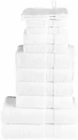 Rankšluostis Rankšluosčių rinkinys SOLUND, 12vnt., balti, 600g/m²