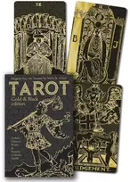 Lo Scarabeo Tarot Gold And Juodas Edition Taro Kortos