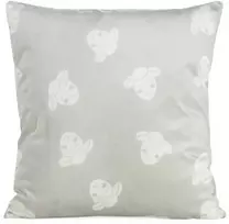 Eurofirany D91 / PO / KIDS / 1A 45X45 VELVET / Sidabrinis Pagalvės užvalkalas Pagalvės užvalkalas
