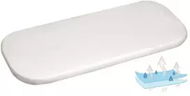 Baby Matex MATEX Neperšlampama paklodė vežimėliui JERSEY 35x75 [TB0390_01]balta