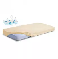 Baby Matex MATEX Neperšlampama paklodė TERRY su elastine juostele 60x120 [TB0023_02] ekri