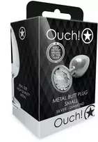 Ouch By Shots Ouch! Round Gem Butt Plug - Small