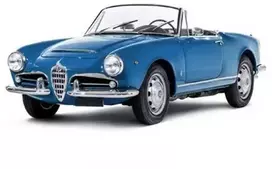 Italeri Alfa Romeo Giulia 1600 Spider 1/24 plastikinis rinkinys