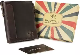 Vyriška odinė piniginė Rovicky RV66