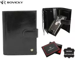 Vyriška odinė piniginė Rovicky RV133
