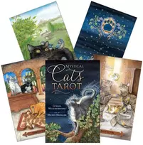 KNYGA Llewellyn Mystical Cats Tarot Kortos