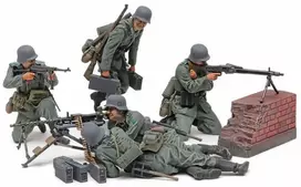 Tamiya 1/35 Vokiečių kulkosvaidžio komanda, II PK figūrėlės 35386