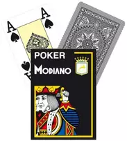 Modiano Poker Žaidimų Kortos (Juodos)