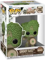 FUNKO POP! Vinilinė figūrėlė: Marvel - Grootas kaip kapitonas Amerika