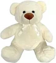 Pliušinis meškinas kreminis 42cm