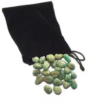 Lo Scarabeo Žalias Aventurine Runos