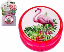 Jojo žaidimas su flamingo motyvu, rožinis