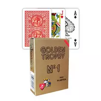 Modiano Golden Trophy Žaidimų Kortos (raudonos)
