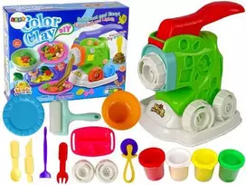 Plastilino rinkinys su makaronų gaminimo aparatu