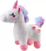 Pliušinis žaislas Magiškas vienaragis, baltas, 48 cm