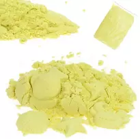 Kinetinis smėlis, 1kg, geltonas