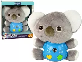 Interaktyvus pliušinis žaislas Koala, pilka