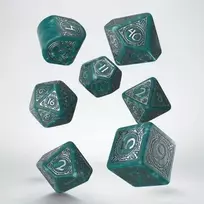 Q Workshop Viking Modern Dice Set: Mjolnir Kauliukų Rinkinys