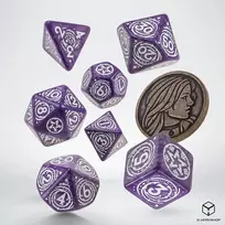 Q Workshop The Witcher Yennefer Kauliukų Rinkinys Levandų Ir Baltos Spalvos