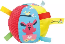 K's Kids Minkštas, barškantis edukacinis kamuolys