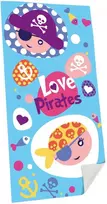 Rankšluostis Kids Euroswan - Akcesoria licencyjne Ręcznik plażowy 70x140 - Piraci