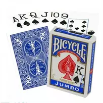 Bicycle Rider Jumbo Pokerio Kortos (Mėlynos)
