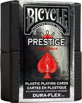 Bicycle Prestige Standard Pokerio Kortos Dėžutėje (Raudonos)