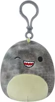 Squishmallows Minkšti saldainiai - Įvairūs 9 cm P15 Užsegimas - Xander mirksintis pilkas tiranozauras