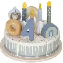 Medinis gimtadienio tortas Little Dutch, melsvas