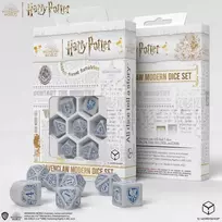 Q Workshop Harry Potter. Ravenclaw Modern Dice Kauliukų Rinkinys (baltos Sp.)