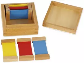 Dėlionė TimeTEX Pirmoji Spalvų lentelių dėžutė, 3 poros "Montessori Premium" (TT94205)