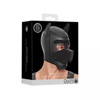 Ouch By Shots Neoprene šuniuko kaukė - Juodas