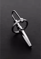 Steel By Shots Pleišto formos žiedas su įdėklu - TUŠČIAVIMAS 2,8 cm