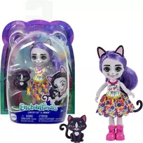 Mattel „Enchantimals“ herojės rinkinys meškutė/paukštelis/katytė (HCF97)