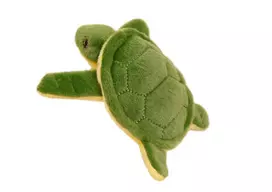 Lean Toys Pliušinis Vėžliukas Raktų Pakabukas su Cypuku, 15 cm