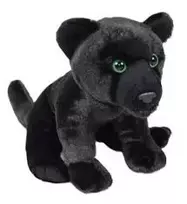 Dubi Pliušinis žaislas - juodoji pantera, 18 cm