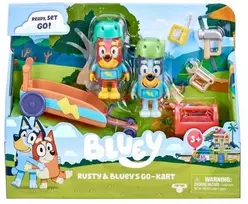 TM Toys *MĖLYNASIS kartingas, rinkinys, transporto priemonė ir figūrėlė, kartingas.