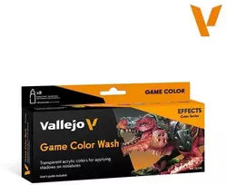 Vallejo - Game Color Wash 8 spalvų rinkinys
