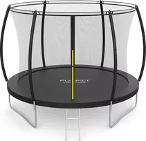 Funfit Premium sodo batutas vaikams 252cm (8FT) su vidiniu tinkleliu ir kopėčiomis