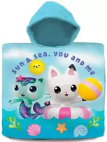 Kids Euroswan - Akcesoria licencyjne Gabby's Dollhouse pončas 60x120cm