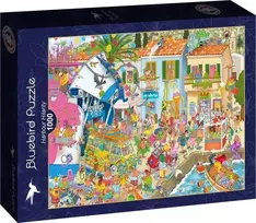 Dėlionė Artpuzzle Puzzle 1000 Uostas pilnas staigmenų