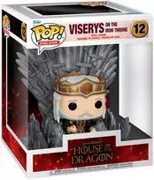 FUNKO POP! Vinilinė figūrėlė: House of the Dragon - Viserys on the Iron Throne, 9 cm