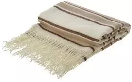 Home Styling Collection Antklodė su kutais, dryžuota, akrilinė, 130 x 160 cm