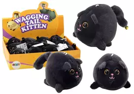 Lean Toys Pliušinis šokinėjantis katinas su varpeliu