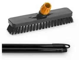 Igeax pramoninis grindų plovimo šepetys 30cm - su kotu