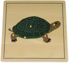 TimeTEX Dėlionė Vėžlys "Montessori Premium" (TT94743)