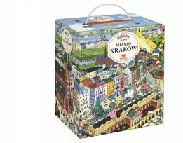 Czuczu Puzzle Miestas Krokuva, Šeimos dėlionė, 1000 detalių, spalvota
