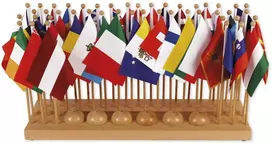 TimeTEX Stovas su Europos Šalių vėliavomis "Montessori Premium" (TT94730)
